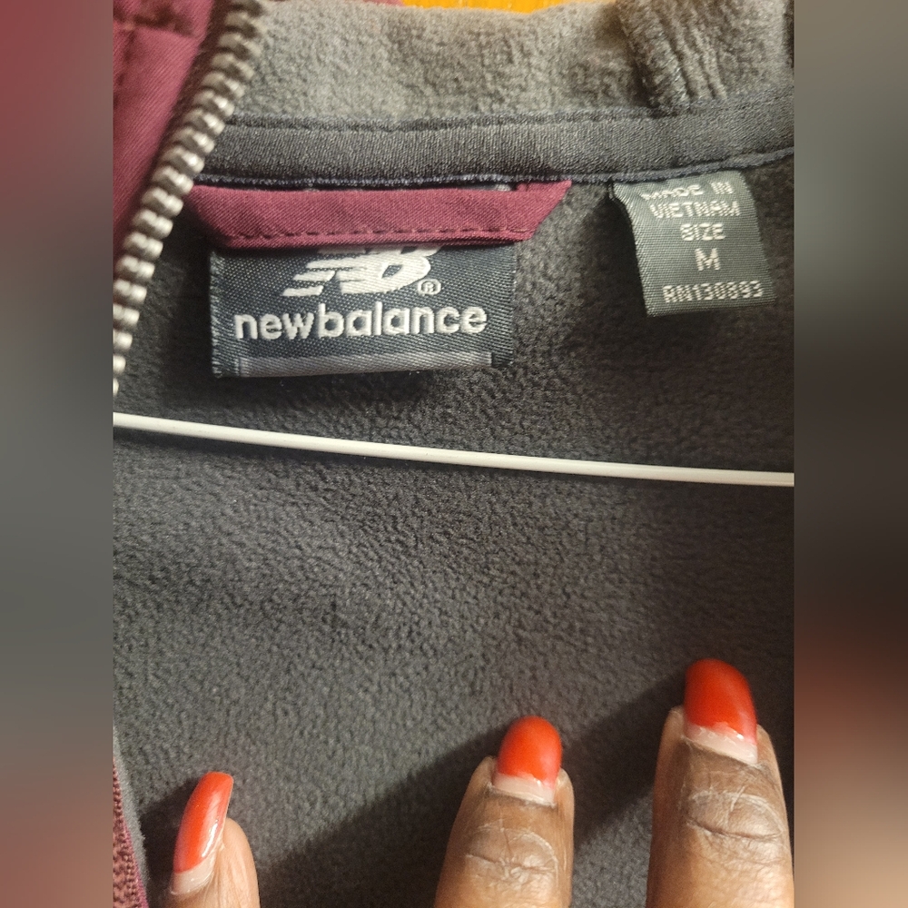 New Balance Maroon Jacket NWOT - Picture 4 of 4
